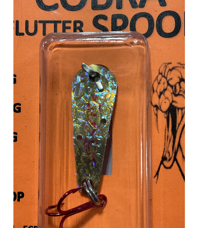 COBRA FLUTTER SPOON BROWN ASSAULT 1/8oz