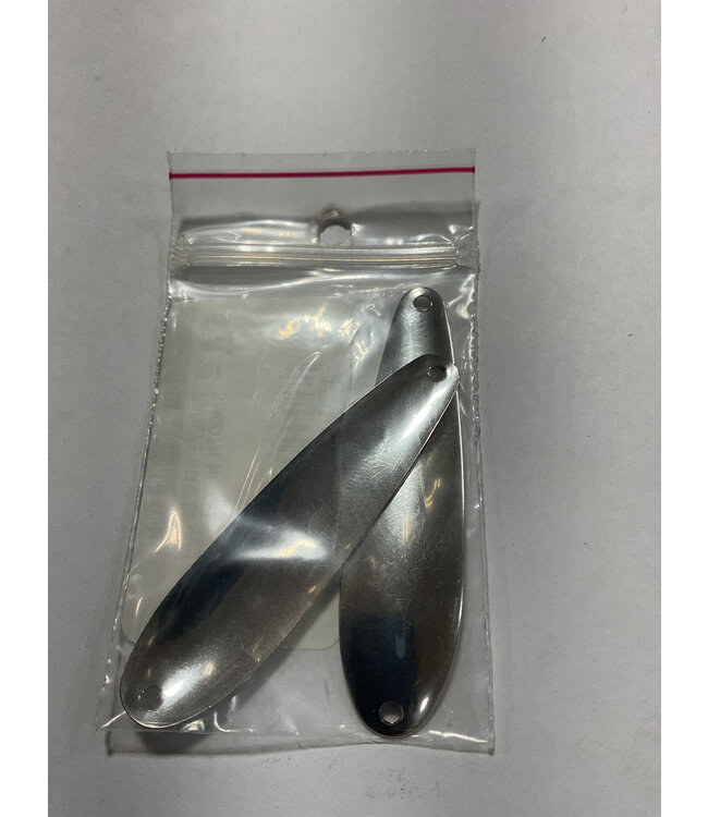 PROEYE MAG SPOON 2-3/4" SMOOTH NICKEL  2PK