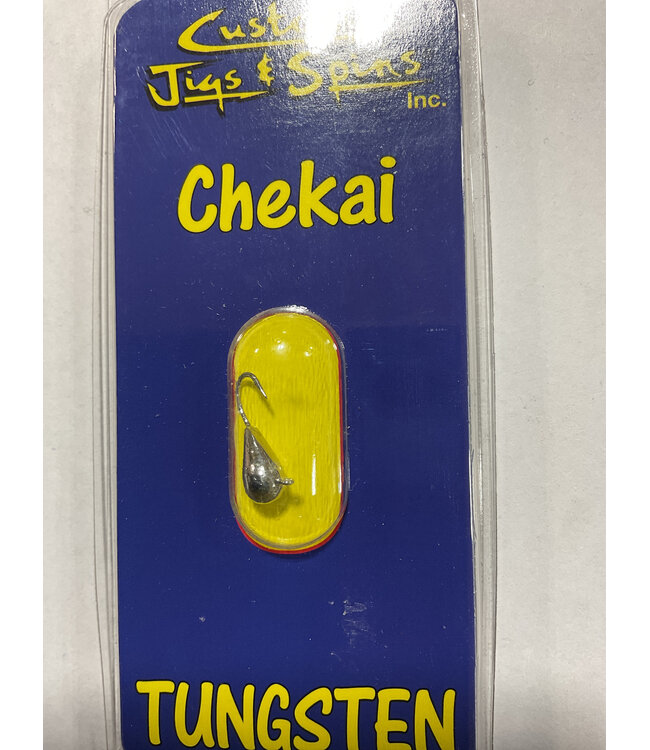 CUSTOM JIGS & SPINS INC. CUSTOM CHEKIA TUNGSTEN Sz 4.5mm (12hook)  08-NICKELPLATED