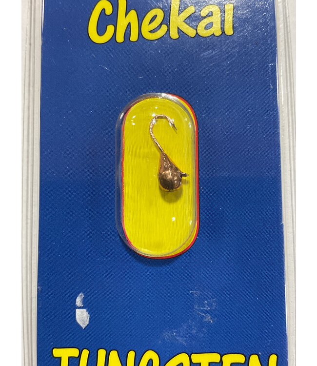 CUSTOM JIGS & SPINS INC. CUSTOM CHEKAI TUNGSTEN Sz 4mm (12hook) 09 COPPER PLATED