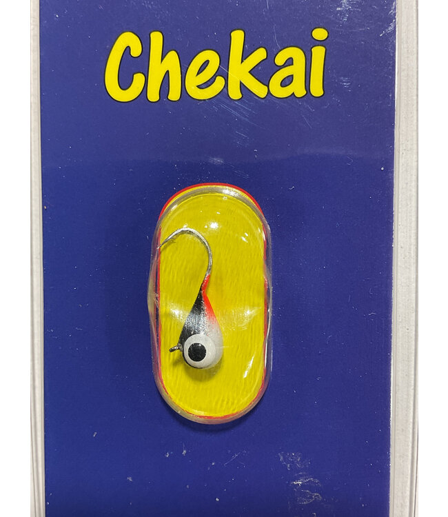 CUSTOM JIGS & SPINS INC. CUSTOM CHEKAI TUNGSTEN  Sz 4.5mm (12hook)  02-BLACK/WHITE