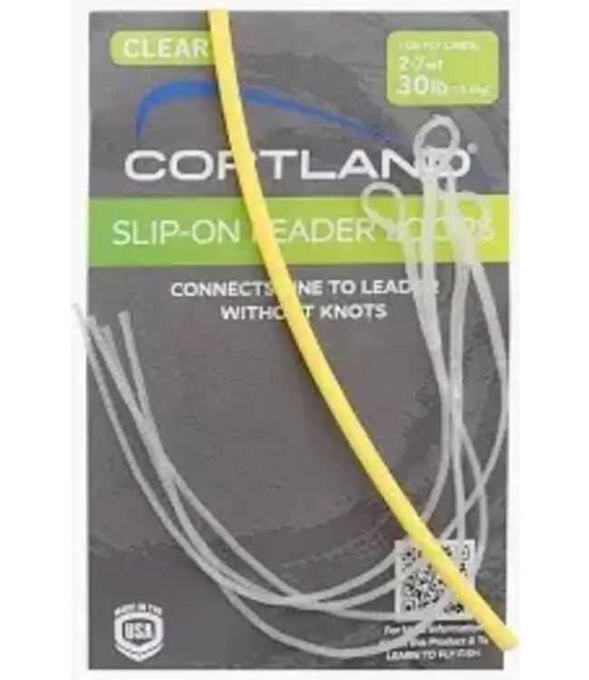 Cortland Cortland Slip-on Leader Loops Clear 50# 4Pack