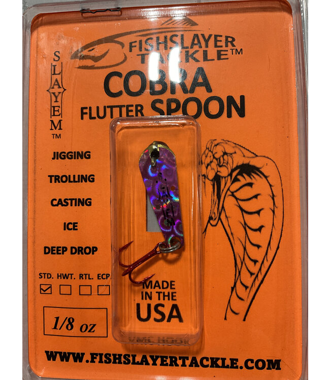 COBRA FLUTTER STANDARD SPOON WOW SCALE 1/8OZ