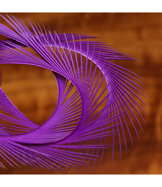 Hareline Stripped Goose Biots Purple SGB298