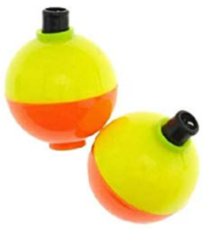 3/4" ORANGE/YELLOW BOBBER