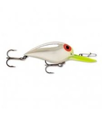 Storm STORM ORIGINAL WIGGLE WART METALLIC SILVER / CHARTREUSE LIP (V132)