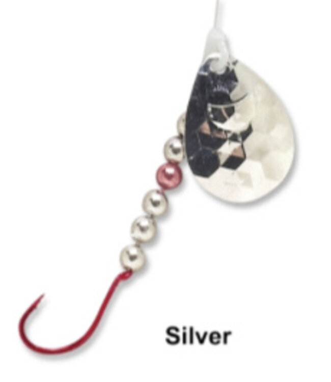 Revolution Hex Tandem Spinner Rig 3-1/2 Silver