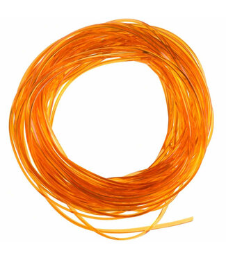 (VOL120) VINYL ROUND RIB, LARGE AMBER