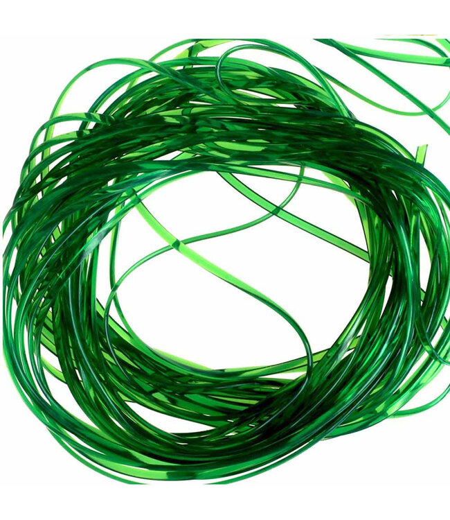 (VOL072) VINYL ROUND RIB, LARGE GREEN