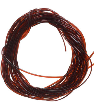 (VOL047) VINYL ROUND RIB, LARGE BROWN