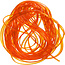 (VOL012) VINYL ROUND RIB, LARGE ORANGE