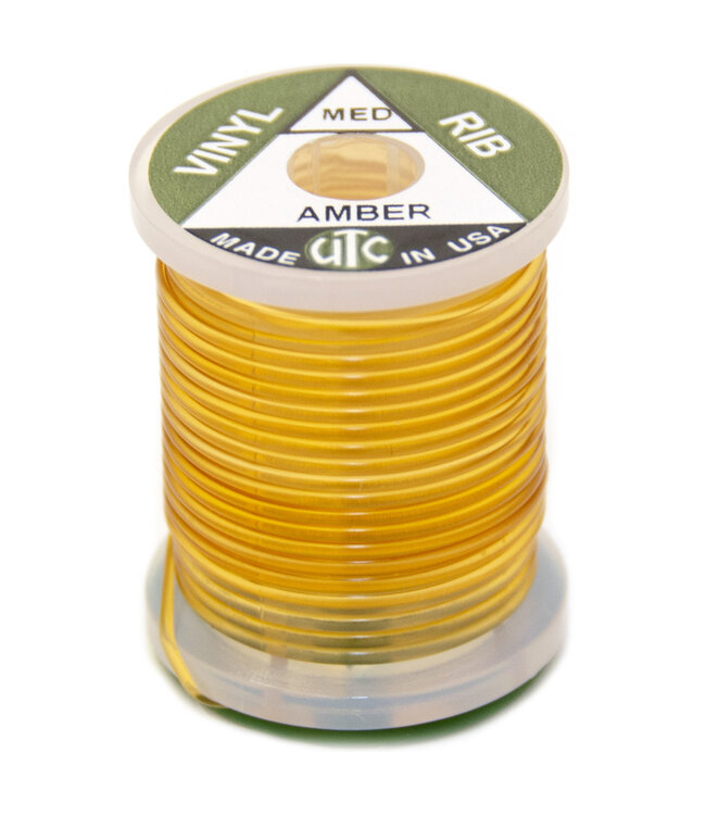(VOM120) VINYL ROUND RIB, MEDIUM AMBER
