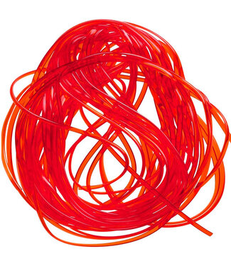 (VOM056) VINYL ROUND RIB, MEDIUM RED