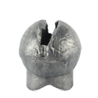 A.S.S BULLET WEIGHT REUSABLE SPLIT SHOT 9/16 OZ LEAD 1# 24pc NYS LEGAL