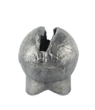 A.S.S BULLET WEIGHT REUSABLE SPLIT SHOT 9/16 OZ LEAD 1# 24pc NYS LEGAL