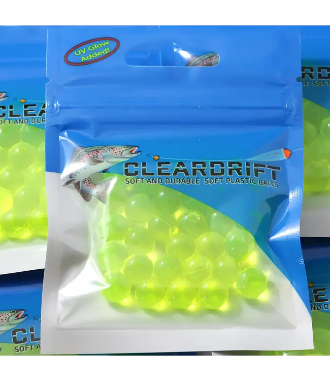 CLEARDRIFT CLEARDRIFT SOFT BEADS - GLOW - 8MM - 24PK - CHARTREUSE