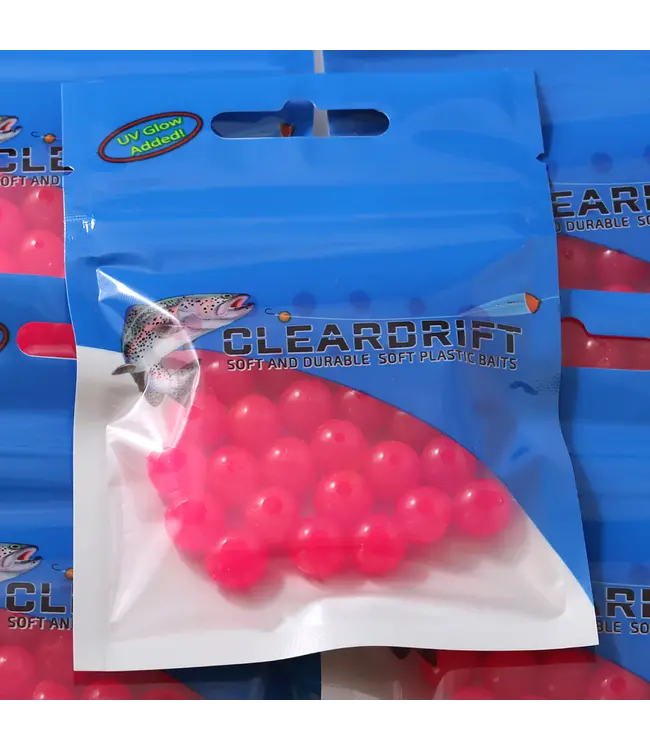 Cleardrift Solid Soft Bead SHRIMP PINK 10 mm