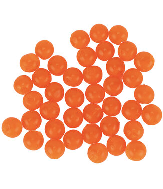 CLEARDRIFT 50/50 SOFT BEADS HOT ORANGE/FUZZY PEACH 10MM