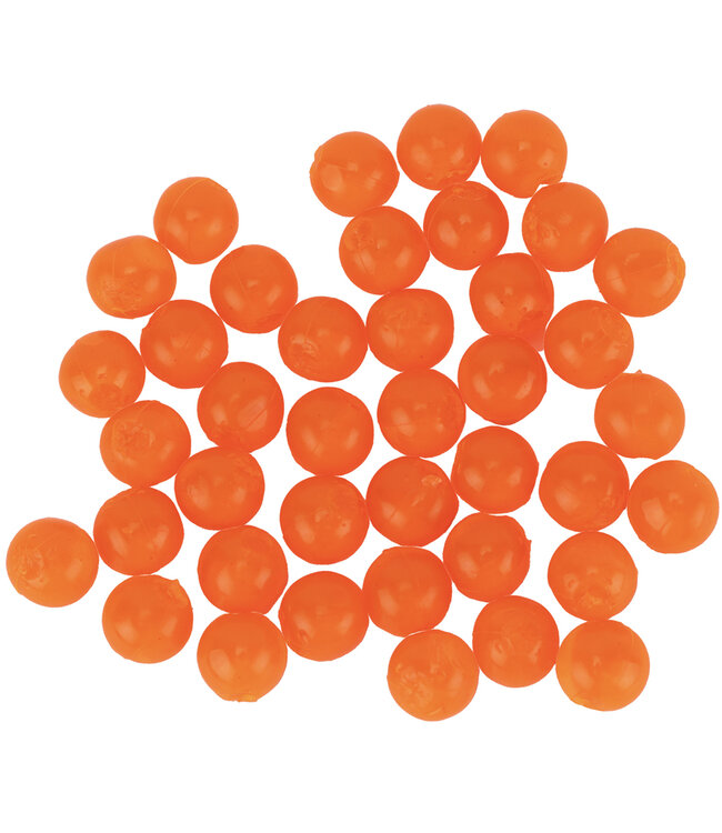 CLEARDRIFT CLEARDRIFT SOFT BEADS - 50/50 - 10MM - 15PK - HOT ORANGE/FUZZY PEACH
