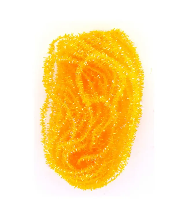 (CO0503) PEARL CHENILLE SMALL, FL.ORANGE
