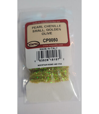 (CP0050) PEARL CHENILLE SMALL, GOLDEN OLIVE