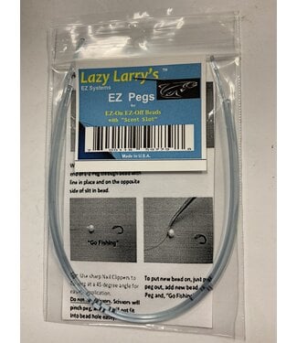 Lazy Larry's EZ-P-01 EZ Bead Pegs - Clear 2ct