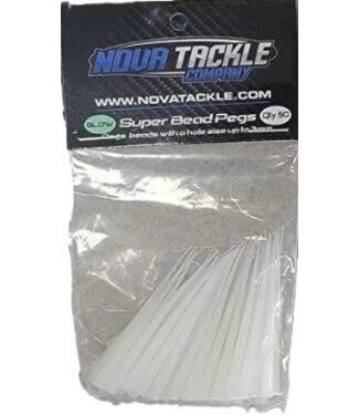 NOVA TACKLE COMPANY NOVA TACKLE BEAD PEGS GLOW 50CT