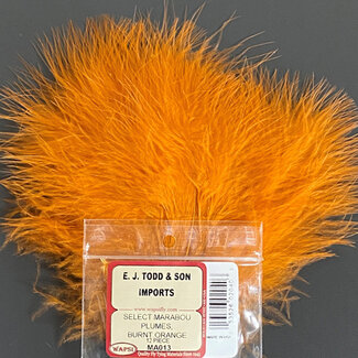 SELECT MARABOU PLUMES, BURNT.ORANGE