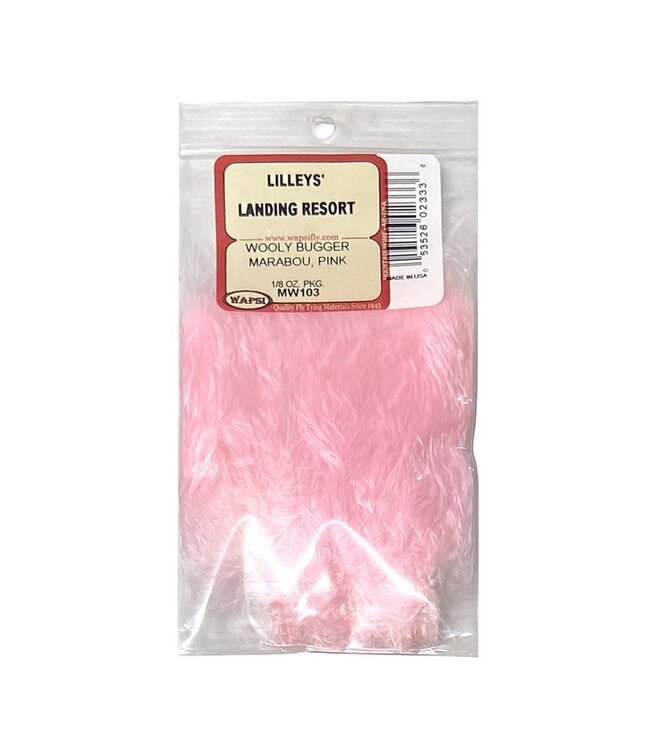 Wapsi (MW103) WOOLY BUGGER MARABOU, PINK