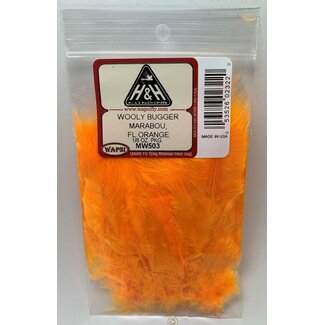 Wapsi WOOLY BUGGER MARABOU, FL. ORANGE (MW503)