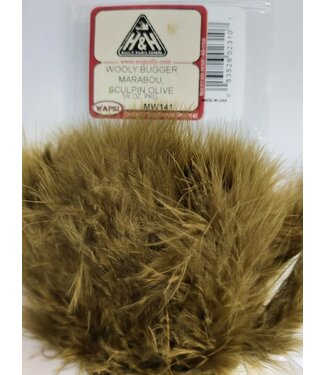 Wapsi WOOLY BUGGER MARABOU, SCULPIN OLIVE (MW141)