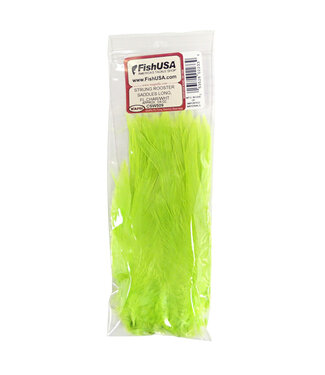 Wapsi (CSW509) STRUNG ROOSTER SADDLES LONG, FL.CHAR/WHT