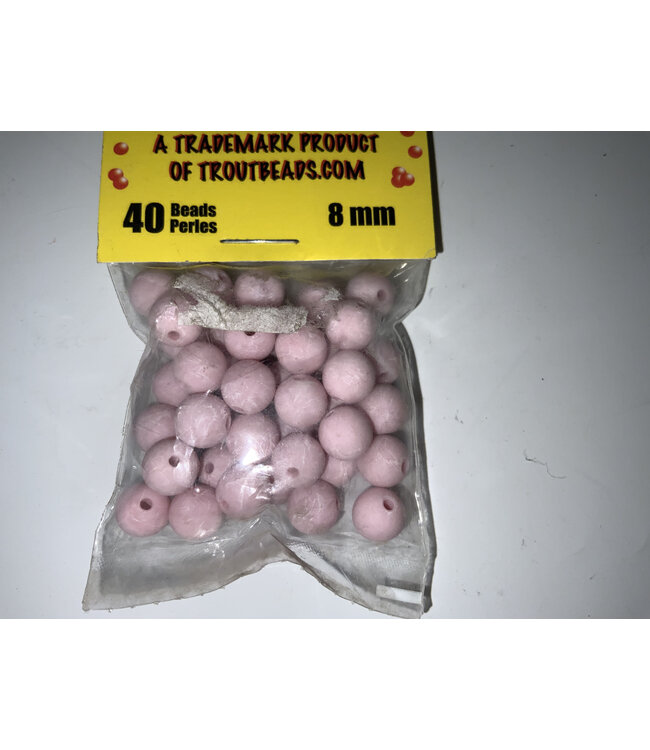 TroutBeads  40 8 mm Mauve