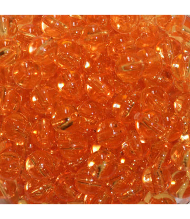 TroutBeads Orange Clear