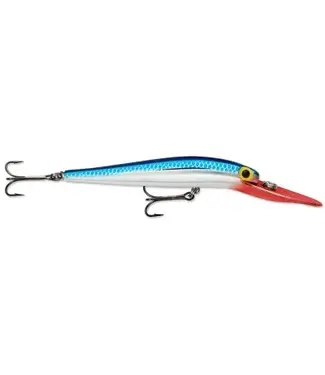 Storm ORIGINAL DEEP THUNDERSTICK 4-3/8" 5/8 OZ DEPTH 10'-24' METALLIC BLUE S CALE RED LIP (DAJ133)