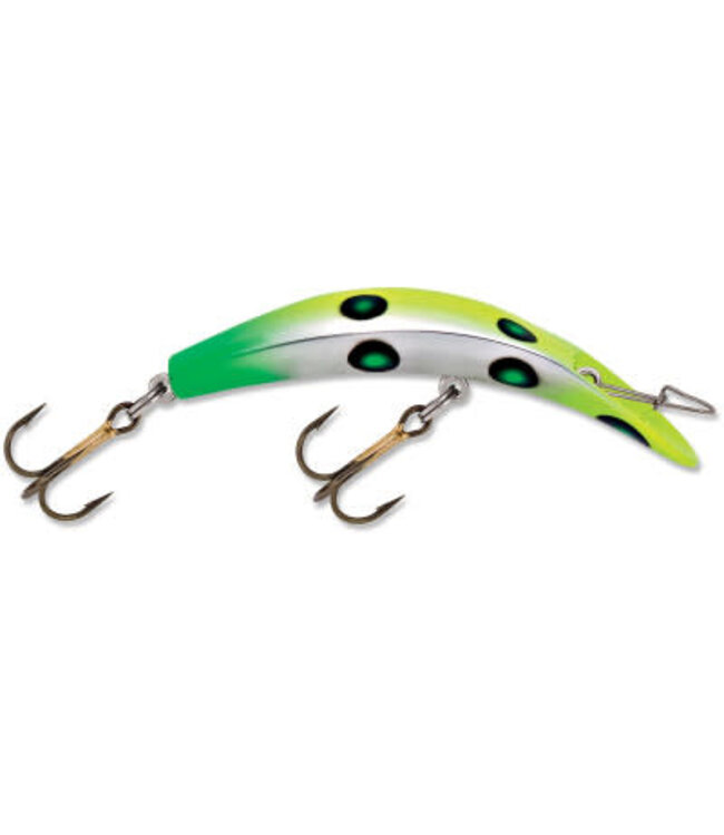 (5414-14X-1601) KWIKFISH X-TREME K14X (RATTLE) FLO. CHARTREUSE/GREEN UV