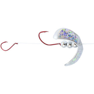 NORTHLAND FISHING TACKLE NORTHLAND BUTTERFLY BLADE HARNESS - 1/CD - 60" SNELL - SILVER SHINER