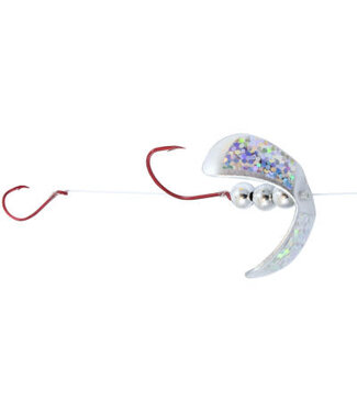 NORTHLAND FISHING TACKLE NORTHLAND BUTTERFLY BLADE HARNESS - 1/CD - 60" SNELL - SILVER SHINER