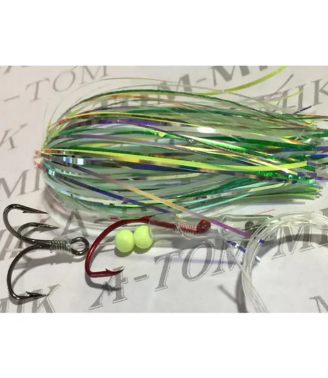 A-TOM-MIK MFG. L-225 A-TOM-MIK TOURNAMENT SERIES TROLLING FLY UV DOLPHIN LIVE