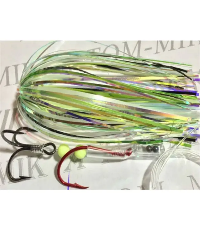 A-TOM-MIK MFG. T-106XUV A-TOM-MIK TOURNAMENT SERIES TROLLING FLY BIG FIN GLOW