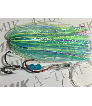 A-TOM-MIK MFG. S-501 A-TOM-MIK TOURNAMENT SERIES TROLLING FLY SHRED HAMMER GLOW