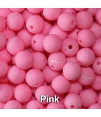 TroutBeads BloodDotEggs 15 8mm Pink