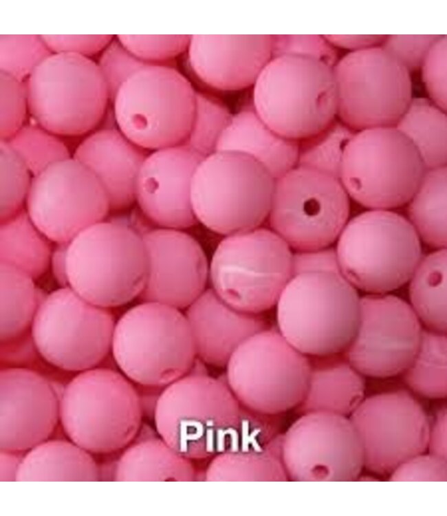 TroutBeads BloodDotEggs 15 8mm Pink