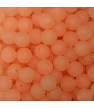 TroutBeads BloodDotEggs 15 8mm Glow Roe