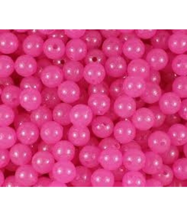 TroutBeads GlowBeads 40 6 mm Pink Glow