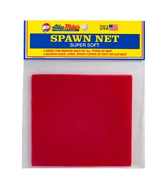 Atlas Mike's ATLAS MIKE'S SPAWN NET 4" X 4" Squares Red
