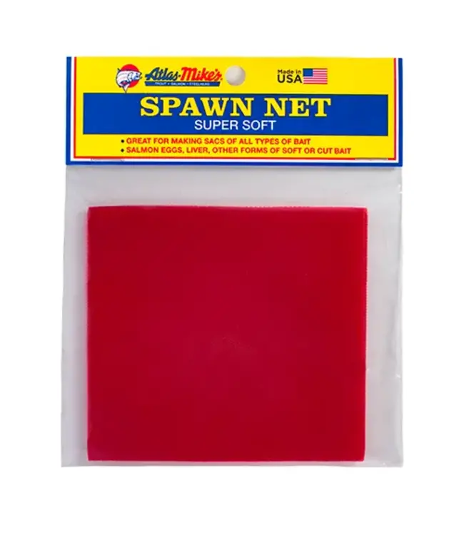 Atlas Mike's ATLAS MIKE'S SPAWN NET 3" X 3" Squares Red