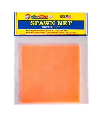 Atlas Mike's ATLAS MIKE'S SPAWN NET 4" X 4" Squares Peach