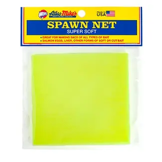 Atlas Mike's ATLAS MIKE'S SPAWN NET 4" X 4" Squares Chartreuse