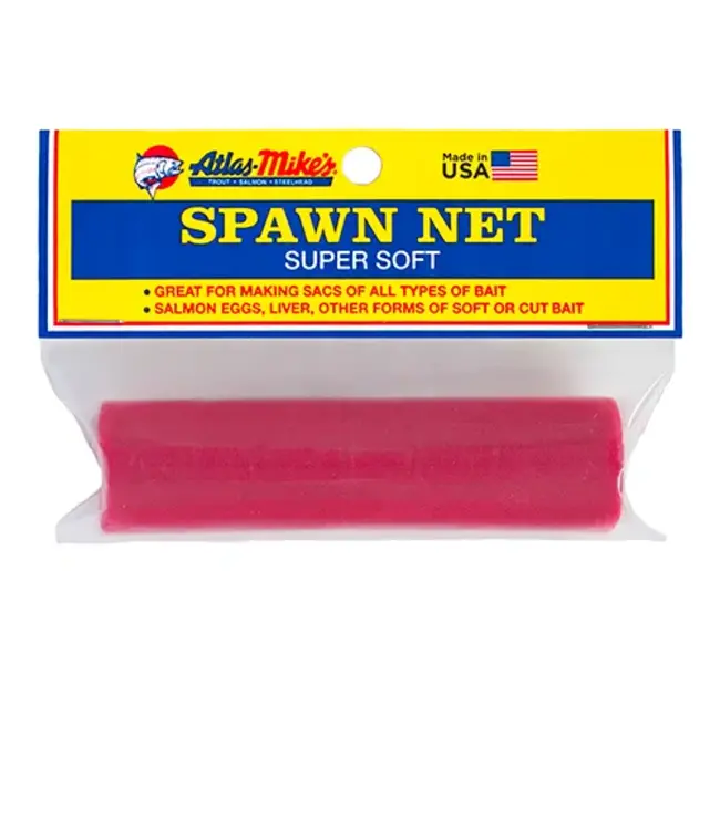 Atlas Mike's ATLAS MIKE'S SPAWN NET 3" X 16' Roll Red